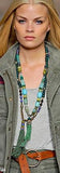 Collar doble de cuentas en varios colores